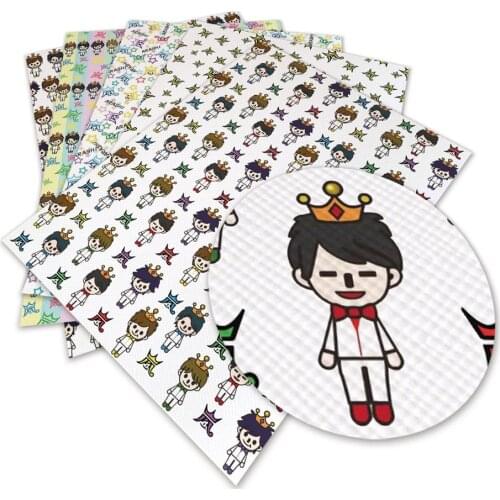 50cm*140cm Cartoon Printed Polyester Cotton Fabric Patchwork for Sewing Dress Cloth Making Puppet L1791