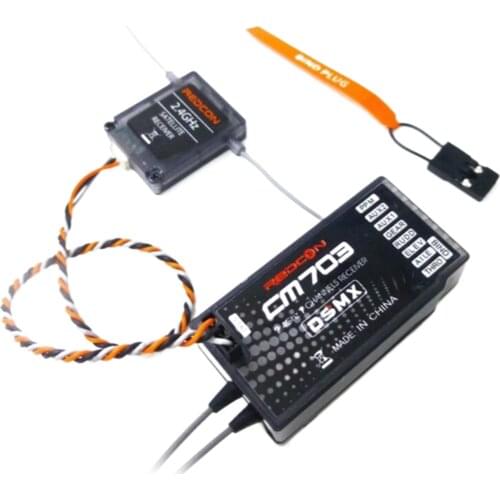 7CH CM703 DSM2/DSM-X Receiver PPM/PWM for Radio Controller DX6I DX9 DEVO10