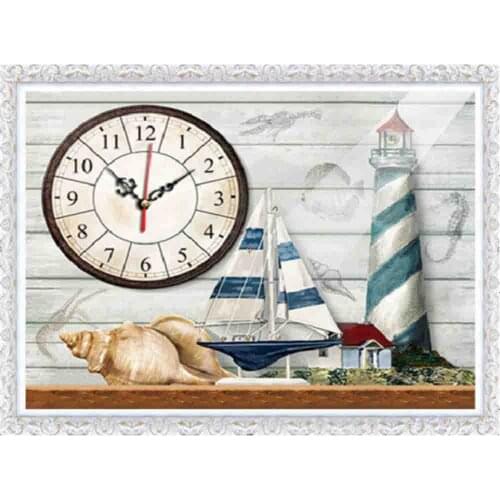 Full Diamond Embroidery Elk Wall Clock 5D DIY Diamond Painting Cross Stitch Watch Deer 3D Mosaic Painting Rhinestone Decor