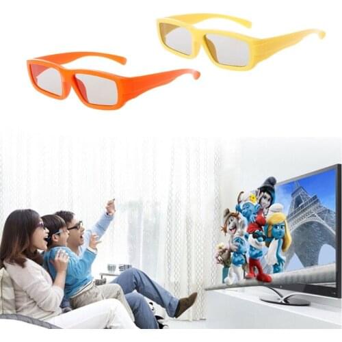 Children Size Circular Polarized Passive 3D Glasses For Real D 3D TV Cinema Movie