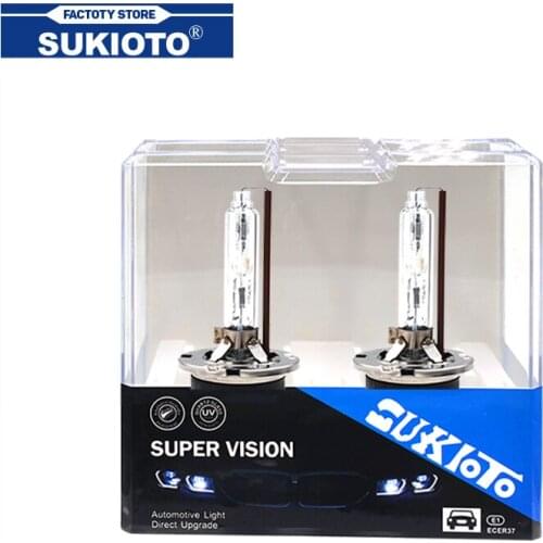 SUKIOTO 5 Pairs Auto Car Headlight Bulbs D1S D2S D3S D4S HID Bulb D1 D2 D3 D4 HID Xenon Headlamp Light 4300K 5000K 6000K 8000K