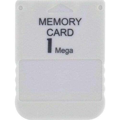 PS1 Memory Card 1 Mega Memory Card For Playstation 1M 1MB 1 White Game Useful PSX PS1 Affordable Practical O6M2