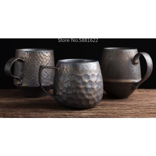 Japan style ceramic tea mugs vintage coffee tea cup chinese coffee mugs drinkware