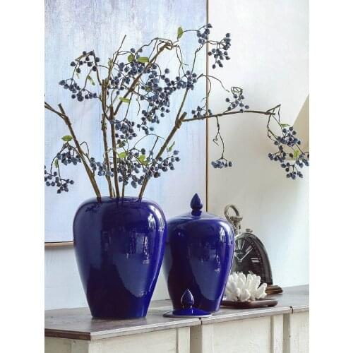 Jingdezhen Ceramic Storage Pot Decoration porcelain decorate jar Ornaments New Chinese Style Blue And White Porcelain Vase