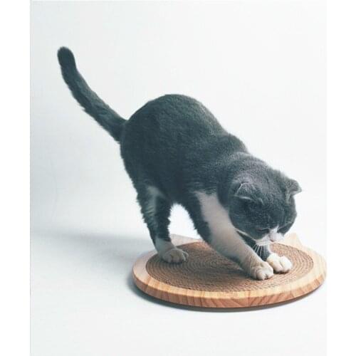 Cat Scratcher Vertical Sisal Claw Sharpener Protects The Sofa Without Dwarf Cat Toy Sucker Type Hemp Rope Cat Claw Plate