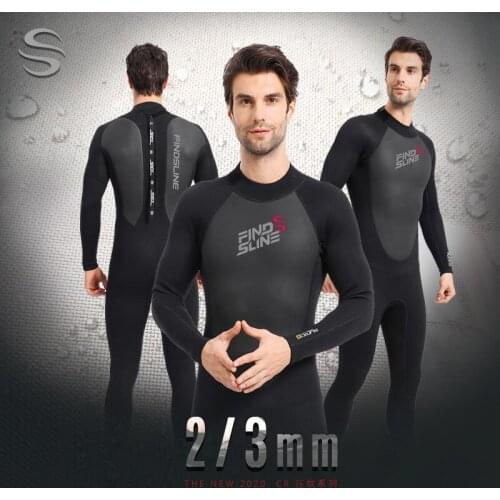 Diving Suit Mens 3/2mm Surfing Jumpsuit Swimsuit Sun Protection Warm Proof Diving Dress