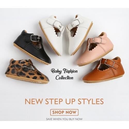 New Baby Retro Leather Boy Girl Multi Color Shoes Toddler Rubber Sole Anti-Slip First Walkers Infant Newborn Moccasins