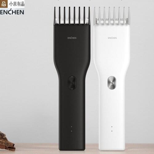Youpin ENCHEN Boost USB Electric Hair Clipper Two Speed Ceramic Cutter Hair Fast Charging Hair Trimmer Children Hair Clipper