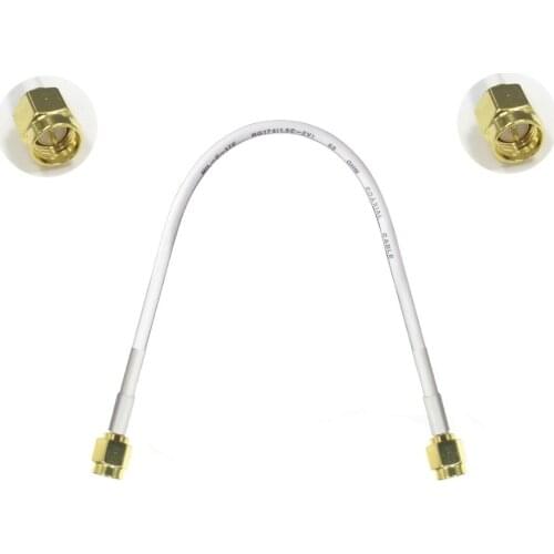 NEW 1PC SMA male to SMA male pigtail cable adapter plug 15/30/50/100cm low loss high quality wireless router