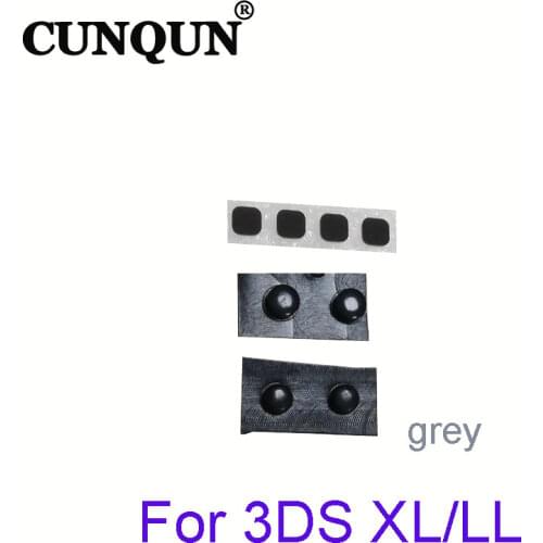 1set/8pcs Screw Hole Silicone Rubber Dust Cover Plug for Nintend 3DS LL/XL Black Screwdriver Plug For 3DSLL 3DSXL