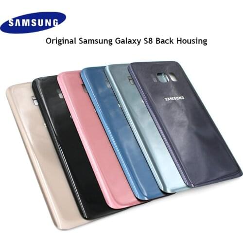 Samsung S8/S8 Plus Original Back Battery Housing Phone 3D Glass Cover Case For Galaxy S8/S8+ G9500 G9530 Rear Door Repair Panel