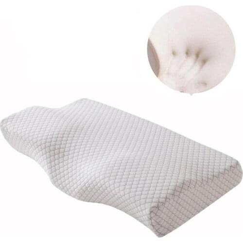 47Butterfly shape Memory Pillow Neck protection Slow Rebound Memory Foam Pillow Health Care Cervical Neck Orthopedic Pillows