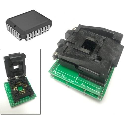 PLCC32 switch to DIP32 Adapter Used for connect 32PIN Flash chip