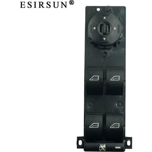 ESIRSUN Window Power Master Glass Lifter Control Switch Fit For FORD FOCUS 2005 2006 2007 3M512K021AB,3M51-2K021-AB