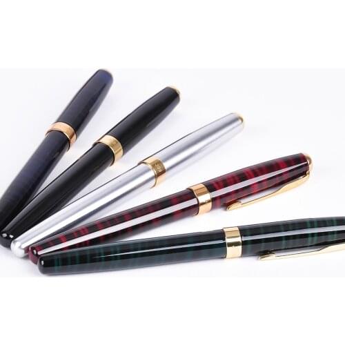 Fashion High Quality Metal 0.5mm Roller Ball Pens Ballpoint Pen School & Office Supplies for Student Writing Stationery Gift