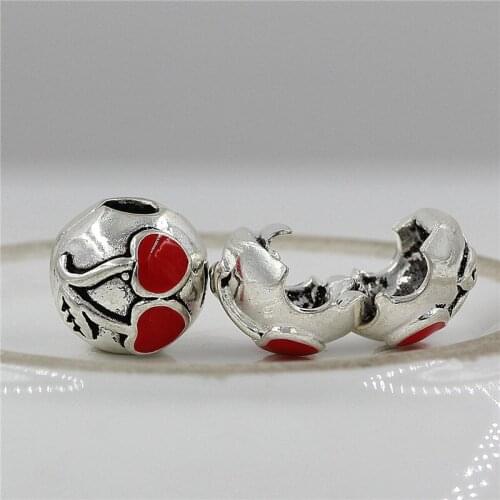 GO MAX DGW Cherry Safety Stopper Bead Charms Fit Original pan Bracelets kids gift