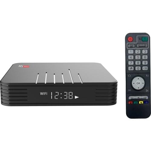 Magicsee N5 Max Amlogic S905X3 Android 9.0 TV BOX 4G 32G/64G Rom 2.4+5G Dual Wifi Bluetooth4.0 Smart Box 4K LAN 100M Set Top Box