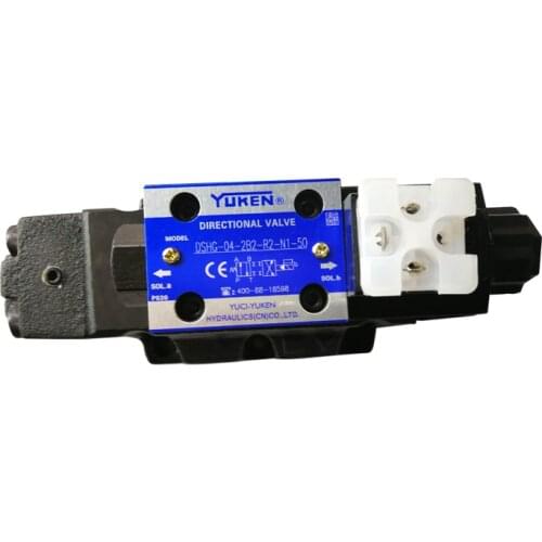 YUCI YUKEN Electro-hydraulic Directional Control Valve DSHG-04-2B2-R2-N1-50 with Low Noise High Pressure Solenoid Valve