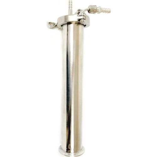 Clamp 2" Stainless Steel 304 Condenser, Dephlegmator, Dimroth, Reflux, Distiller Condenser. 300mm, OD6mm pipe
