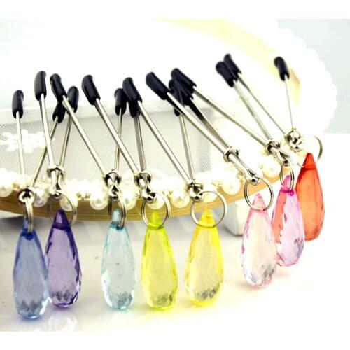 Nipple Clamp Water Drop Metal Nipple Clips Corrective Nipple Clamp
