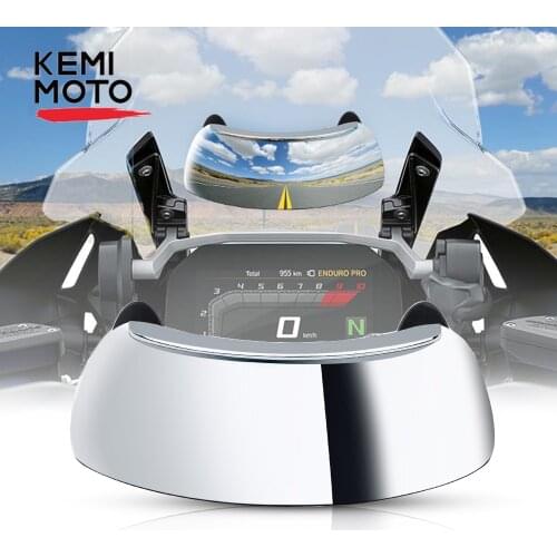 180° Windshield Blind Spot Mirrors For BMW R1200GS R 1200 GS 1200GS LC R1250GS ADV F800GS Degree Safety Rear View Mirror