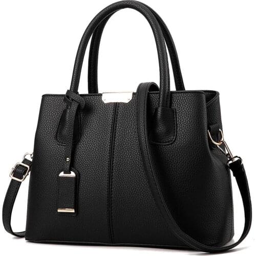 Women Bag Vintage Casual Tote Top-Handle Women Messenger Bags Shoulder student Handbag Purse Wallet Leather 2021 New