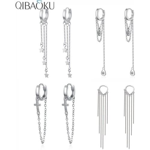 925 Sterling Silver Clipr Girls Earrings for Women CZ Hoop Earring Circle Earrings Women Wedding Party Jewelry