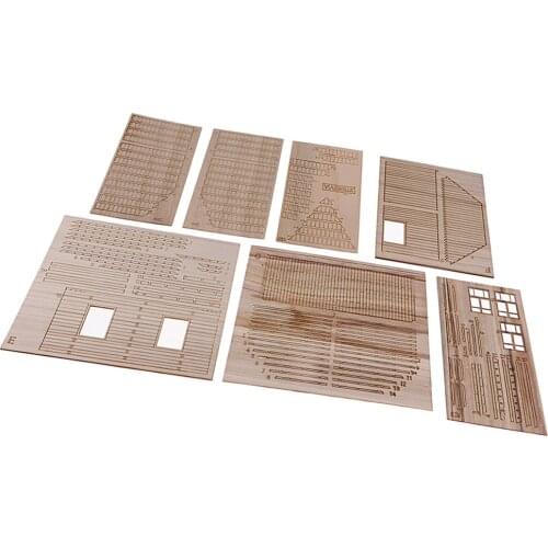 1:35 Ruins European House Model Military Building Scene DIY Making Kits Toy