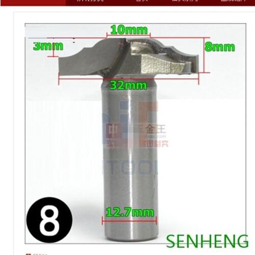 1piece 8# tennon window Door line cutter lace top woodworking engraving cutter tools cnc router bits