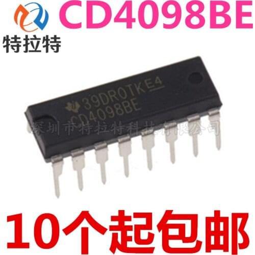 10pcs/lot CD4098BE CD4098 Dip-16 Multivibrator Brand New & Original