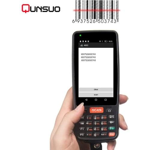 Android 6.0 PDA Rugged Handheld Terminal PDA Data Collector 1D 2D QR Barcode Scanner Inventory Wireless 4G GPS