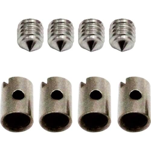 Car Styling 8Pcs Solderless Cable Nipples 5mm Throttle Choke for Motorcycle Scooter Quad Mower