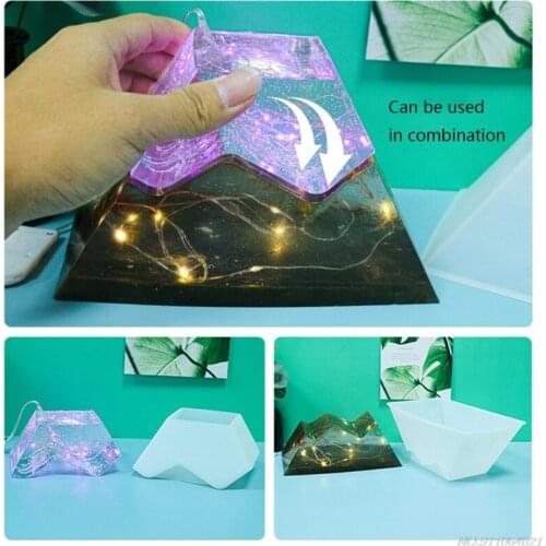 FreeShipping Table Lamp Decoration Silicone Mold Jewelry Epoxy Resin Casting Jewelry Tool Making Resin Diy Craft Home Decoration