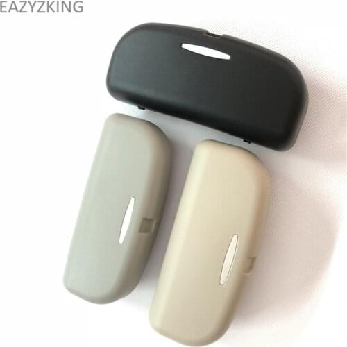 EAZYZKING Car Glasses Case Holder Box For Renault Koleos Fluenec Latitude Sandero Kadjar Captur Talisman Megane RS