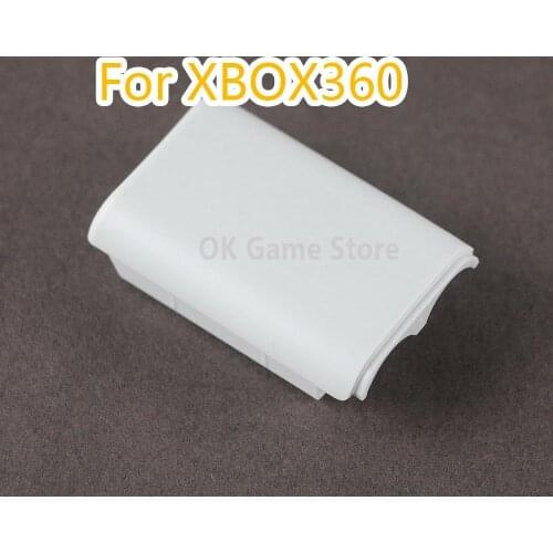 2pcs/lot Black White Battery Case for Xbox 360 Wireless Controller Rechargeable Battery Cover For Xbox 360 Controller