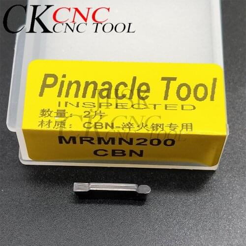 1pc MRMN200 CBN Diamond cnc insert groove cutter Ball tip grooving tool MRMN200 CBN grooving blade for For hardened steel