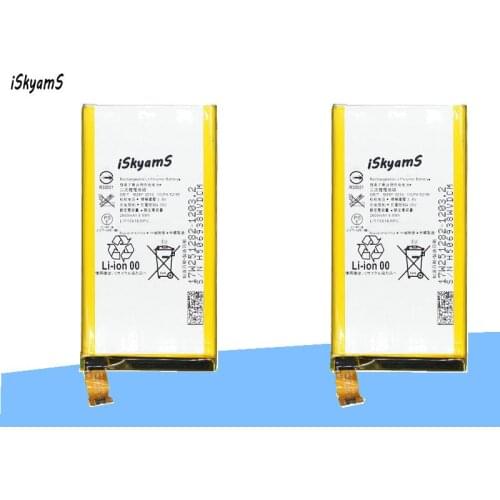 ISkyamS 20pcs/lot 2600mAh LIS1561ERPC Replacement Li-Polymer Battery For Sony Z 3 Z3c Z3 Mini Compact M55W D5833 D5803 SO-02G