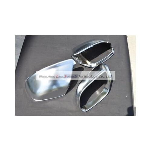 Matte Chrome Rear View Mirror Cover Side Wing Mirror Covers Case Housing for AUDI Q5 Q7