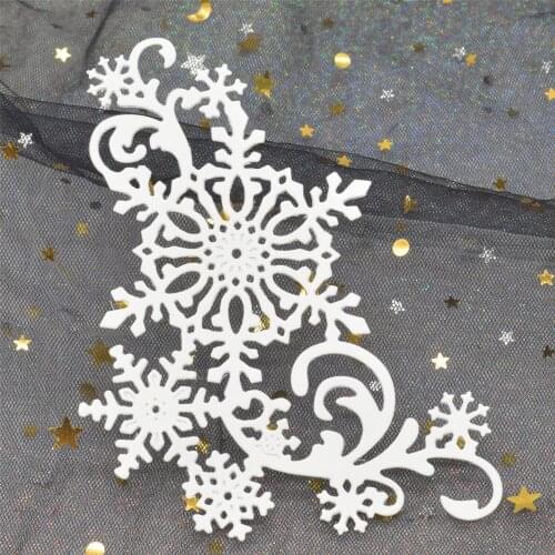 Snowflake Metal Cutting Dies Stencil for DIY Scrapbooking Craft Card background Making Paper Embossing Dies