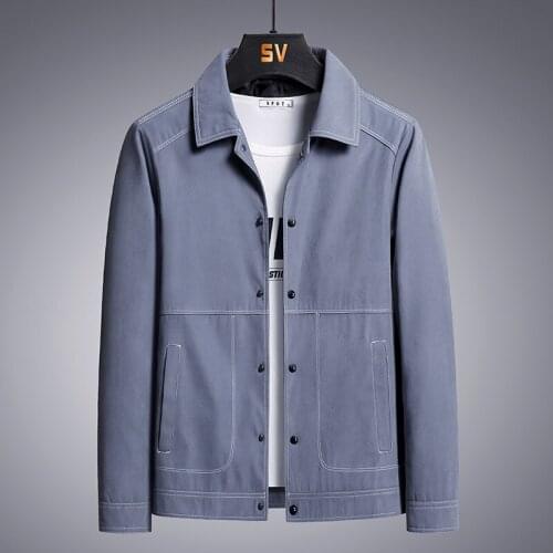 New jacket mens Korean style jacket casual jacket young mens jacket tooling jacket