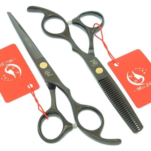 5.5" 6.0" Pet Grooming Scissors Straight Stainless Steel Dog Cutting Scissor Thinning Shears Professional Animal Clippers A0034A