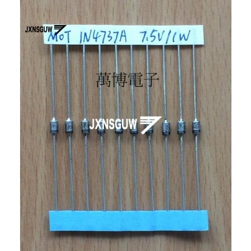 20PCS Original MOT Zener diode 1N4737 1N4737A DO-41 7.5V 1W Diode 4737