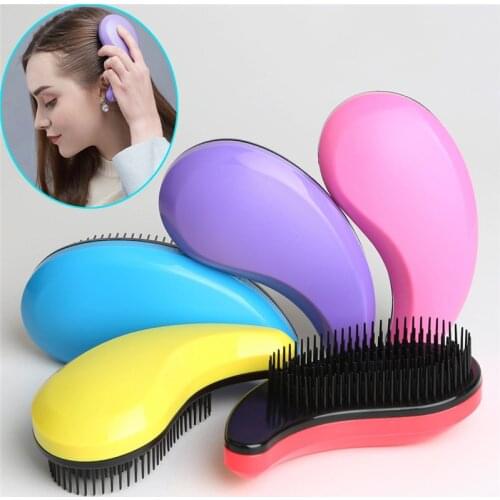 2021 Head Massager Comb For Kids Adults Ergonomic Design ABS Detangling Hair Comb Anti-Static Smoothing Salon Hair Styling Tools