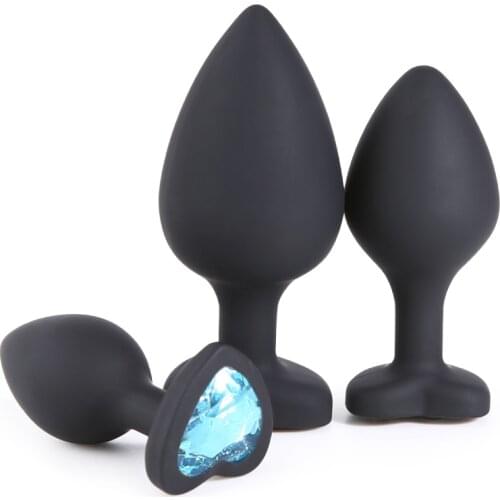 Silicone Mini Bullet Vibrator Crystal Jewelry Smooth Butt Plug Anal Sex Toys for Gay Lesbian Intimate Goods Adult Toys Sex Shop
