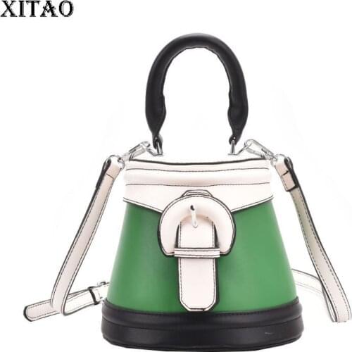 XITAO Western Style All-match Bag Small Fresh Casual Style 2021 Autumn Elegant One-shoulder PU Solid Color Soft Surface GWJ0592