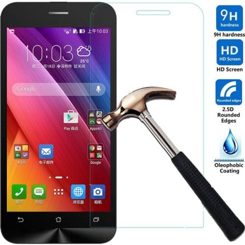 9H Tempered Glass Screen Protector Film for Asus Zenfone 2 ZE500CL ZE550ML Laser ZE500KL ZE550KL 4 A400CG 5 6 Selfie ZD551KL