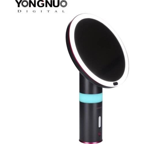 YONGNUO M8 Makeup Mirror Sunny beauty Desktop Led Heating And Cooling Portable Web Celebrity Mirror Photographic Lighting