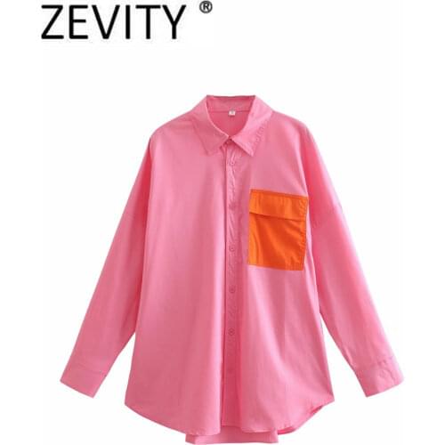 Женские большие рубашки ZEVITY China At AliExpress