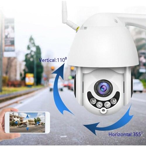 1080P 5X Optical Zoom PTZ IP Camera Outdoor Speed Dome Wireless Wifi Security Camera Pan Tilt Zoom IR Network CCTV Surveillance