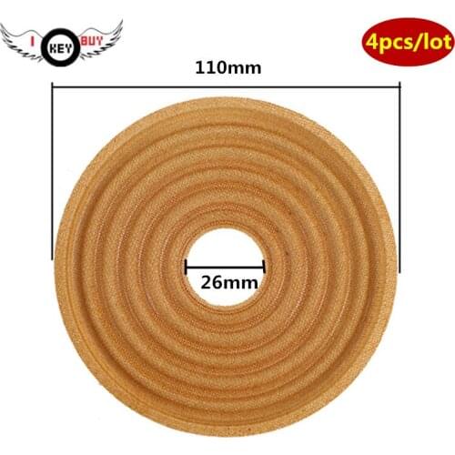 I KEY BUY 4 Pieces 110MM 26MM Core Flat Foot Spider Spring Pad Subwoofer Speakers Wave Shrapnel DIY Repair Accessories
